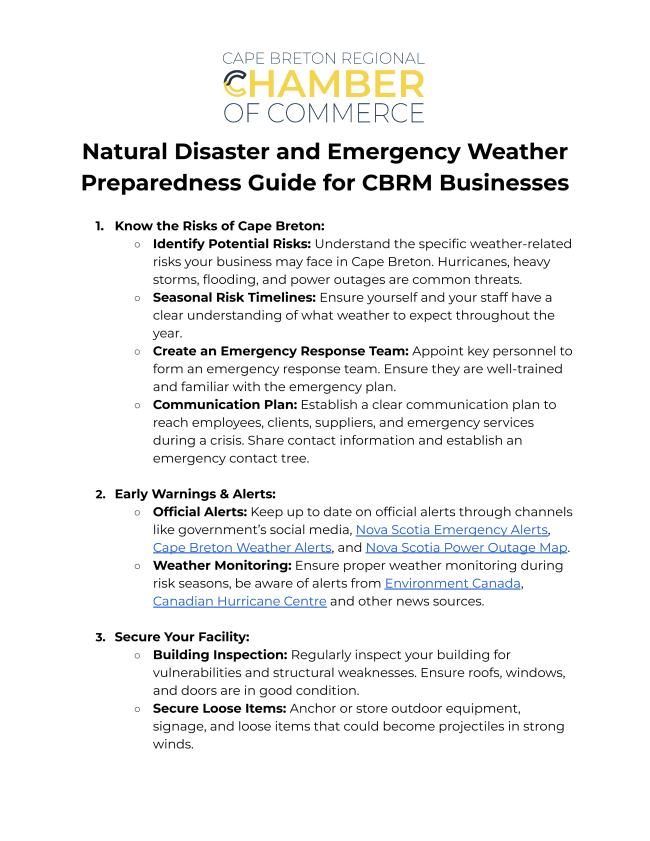 Natural Disaster & Emergency Weather Preparedness Guide