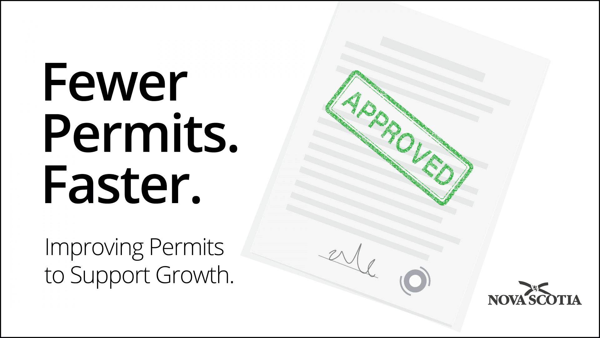 Fewer Permits. Faster.